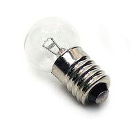 E10 Miniature lightbulb (6 volt lamp)
