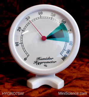 Hygrometer, Analog, Model HYGRO75W